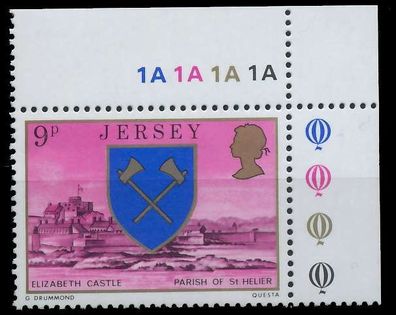JERSEY 1976 Nr 137 postfrisch ECKE-ORE XADB292