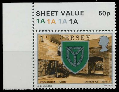 JERSEY 1976 Nr 132 postfrisch ECKE-OLI XADB282