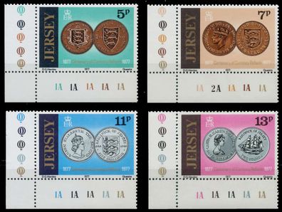 JERSEY 1977 Nr 160-163 postfrisch ECKE-ULI XADB2BE