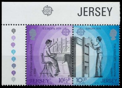 JERSEY 1979 Nr 194C+195C postfrisch WAAGR PAAR ECKE-OLI XAE2566