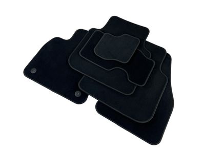 Original VW Fussmatten schwarz Tiguan 2 XL Allspace Velours BW Teppich Stoff OE