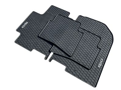 Original Kia Gummimatten Fussmatten Rio YB schwarz 4 teilig Gummi vorne hinten