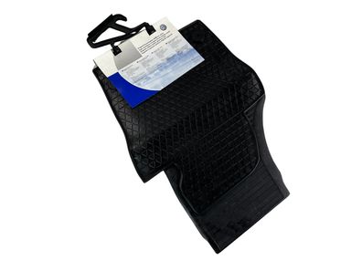 Original VW Gummimatten Fußmatten schwarz vorne Sharan 7N Seat Alhambra Gummi OE