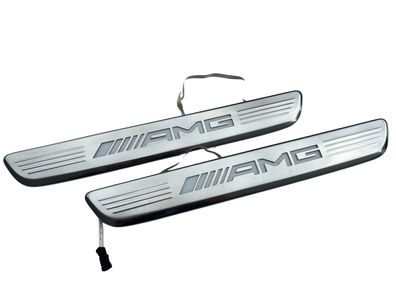 Original AMG Einstiegsleisten CLS Mercedes-Benz Set Beleuchtet C257 E-Klasse 213