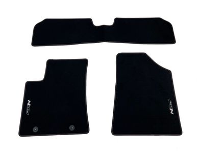 Original N-Line Fußmatten Velours schwarz Hyundai Kona SX2 Elektro Teppich Stoff