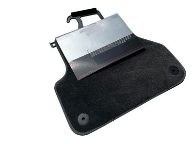 Original Audi Fußmatten Premium Velours schwarz A4 8W B9 Teppich hinten Stoff RS