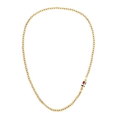 Tommy Hilfiger Herren Halskette 2790651 Edelstahl, Gold plattiert