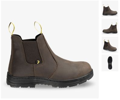 Chelsea Boots Stiefel S3 Arbeitsschuhe Stallschuh, Jackman Safety Jogger 38-48