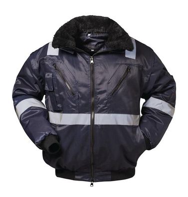 Gr .2XL (62/64) * ROGNAN* Pilotjacke MIT Reflexstreifen blau * ROGNAN* PILOT JACKE