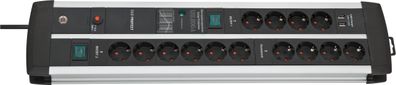 Brennenstuhl 1392000232 Premium-Protect-Line Gaming-Steckdosenleiste 14-fach mit