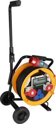 Brennenstuhl 1319200010 Professional Brobusta CEE 2 FI IP44 Kabeltrommel mit Wag