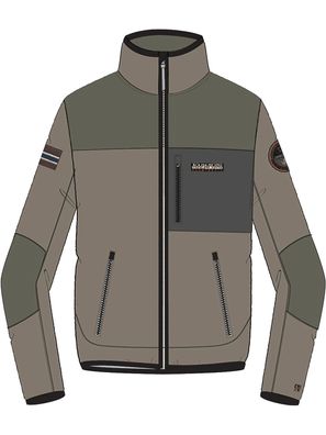 Napapijri Fleecehoodie Yupik Fz 3 NP0A4GNT