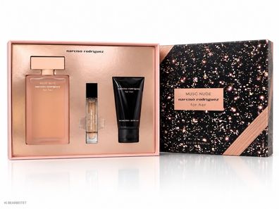 Narciso Rodriguez Musc Nude EDP 100ml + 10ml + Body Lotion 50ml Geschenkset