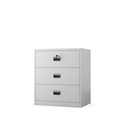 Grauer Aktenschrank aus Metall: SARA XL V3, 900 x 1020 x 600 mm