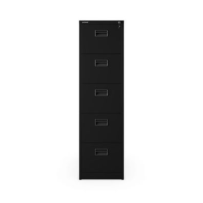 Schwarzer Aktenschrank aus Metall: SARA V5, 460 x 1625,5 x 600 mm