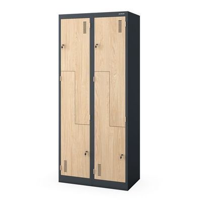 L-förmiger Kleiderschrank in Anthrazit / Sonoma-Eiche: Eco Design 800 x 1850 x 400 mm