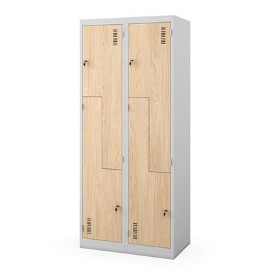 Kleiderschrank Typ L, grau / Eiche Sonoma: Eco Design JULIA, 800 x 1850 x 400 mm