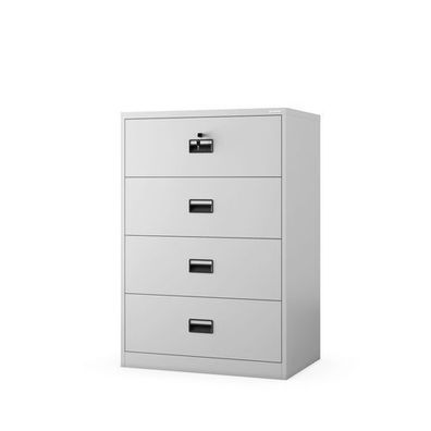 Grauer Metall-Karteischrank: SARA XL V4, 900 x 1320 x 600 mm