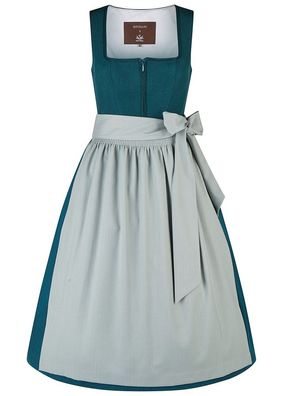 Brinani x Spieth & Wensky Dirndl Uschi 70cm Länge petrol