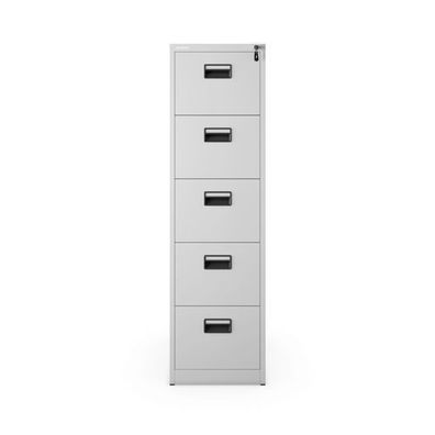 Grauer Aktenschrank aus Metall: SARA V5, 460 x 1625,5 x 600 mm