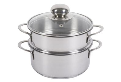KARL KRÜGER Biodünster Kartoffeldämpfer 2,1 l Ø16cm Edelstahl 125991