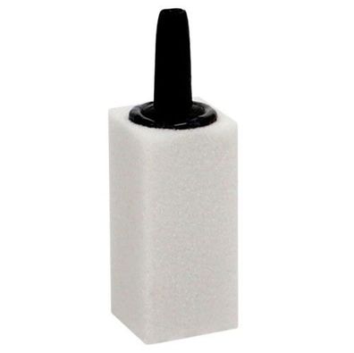 Hobby Keramik Sprudelstein Ausströmer eckig 30x15x15 mm weiß Aquarium