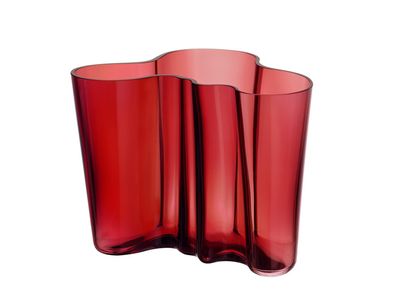 Iittala Alvar Aalto Vase - 160 mm - Cranberry 1014338