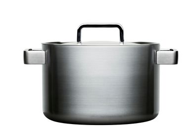 Iittala Tools Kochtopf mit Deckel - 5 l - Gebürsteter Edelstahl