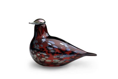 Iittala Birds by Toikka - Rotkelchen - 200 x 125 mm - Cranberry 1014461