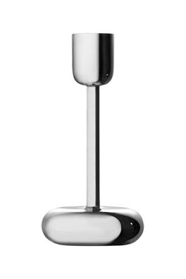 Iittala Nappula Kerzenhalter - 183 mm - Silber