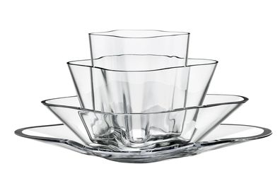 Iittala Alvar Aalto Blume - 180 x 360 mm - Klar - 4-teilig 1007030