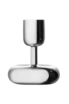 Iittala Nappula Kerzenhalter - 107 mm - Silber