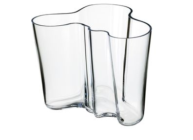 Iittala Alvar Aalto Vase - 160 mm - Klar 1007041