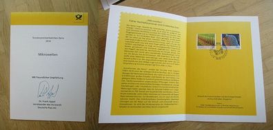 Deutsche Post Chef Dr. Frank Appel Autogramm & Sonderpostwertzeichen 2016!