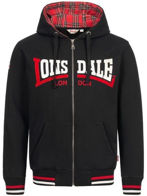 Lonsdale Nateby Kapuzensweatjacke mit Reißverschluss normale Passform