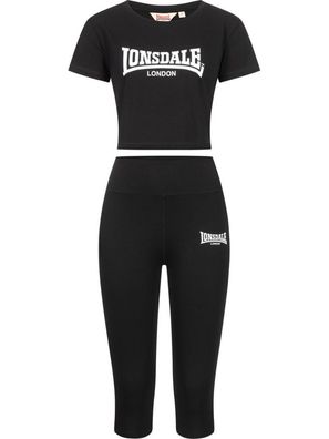 Lonsdale Damen Ixworth T-Shirt &amp; Leggings Set