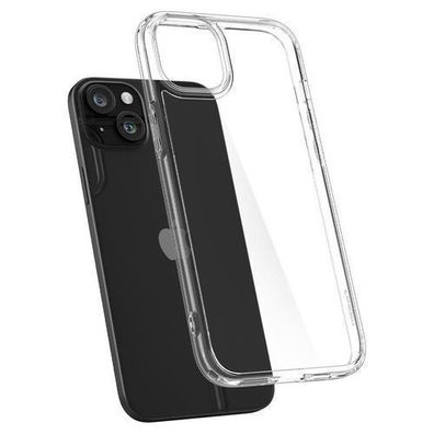 Spigen Crystal Hybrid Hülle für iPhone 15 Plus - Transparentes Design