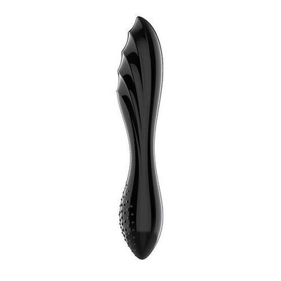 Satisfyer Dazzling Crystal 1 Glasdildo Schwarz, 1 Stück