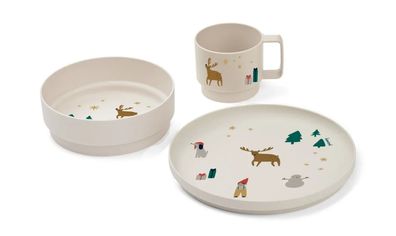 Liewood Geschirrset, Weihnachtsgeschirr Set, Geschirr für Weihnachten - Archi