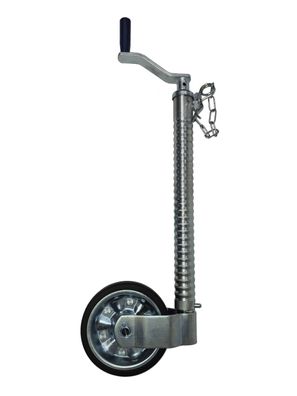 Stützrad Rohr Ø 48 mm 500 kg mit Durchrutschsicherung