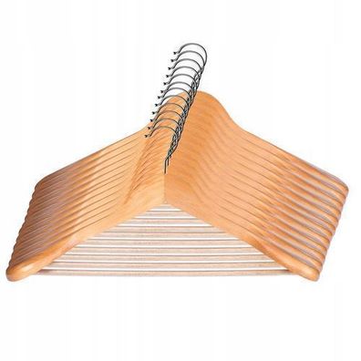 KADAX Kleiderbügel aus Holz, für Kleidung, Hemd, Anzug, Hosen, Rock