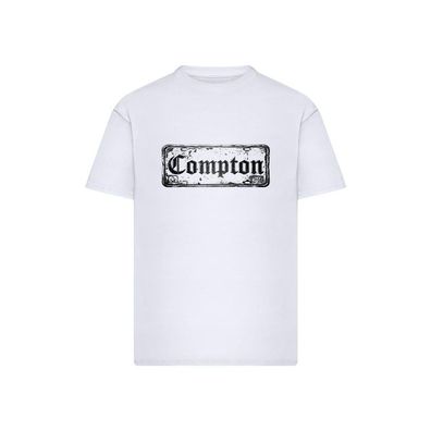 Mister Tee T-Shirt Compton License Plate Oversize MT4156