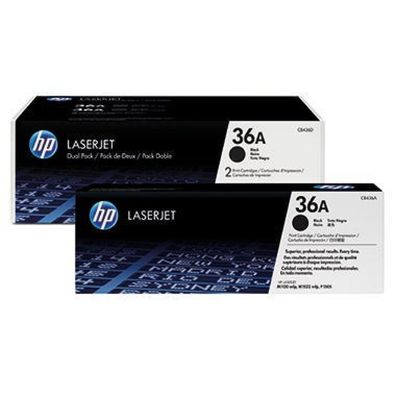 HP 36A 2x Schwarz LaserJet Tonerpatrone