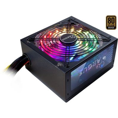 Inter-Tech Netzteil 500W Argus RGB-500W II 140mm Lüfter retail