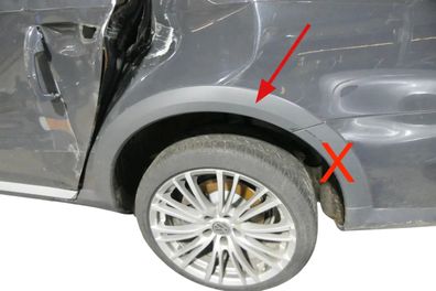 VW Passat 3C B7 NUR Zierleiste Leiste Abdeckung Kotflügel hinten links Alltrack