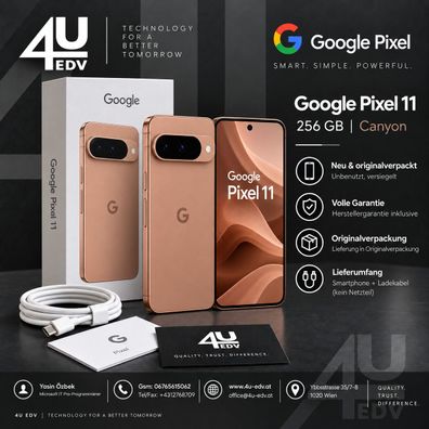 Google Pixel 11 Pro 256GB Canyon Neu