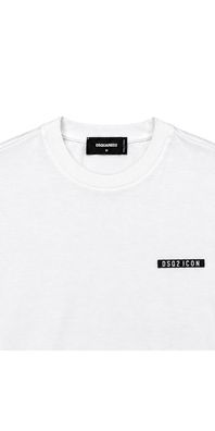 Dsquared2 T-Shirt aus Baumwolle Weiß Herren