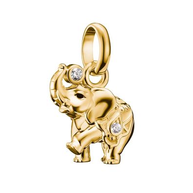 Thomas Sabo Schmuck Anhänger Elefant Goldfarben CC1327-M05-14