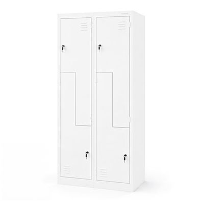 Weißer Kleiderschrank in L-Form: JULIA, 800 x 1850 x 400 mm