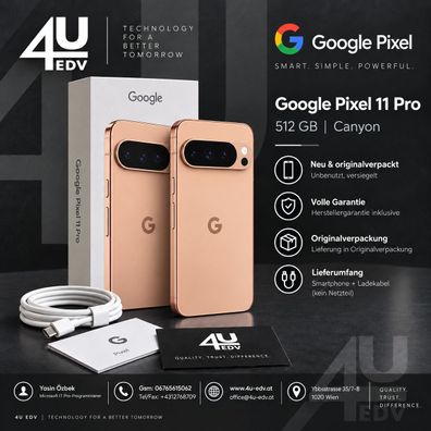 Google Pixel 11 Pro 512GB Canyon Neu